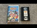 A Goofy Movie 1995 VHS Vertical Sticker Label Copy Overview