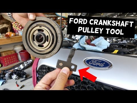 FORD CRANKSHAFT PULLEY ALIGNMENT TOOL. TIMING CRANKSHAFT PULLEY
