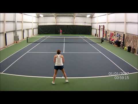 GG 3.5 women's singles tennis 12 Jan 2023, 108 points, 37 Winners, 71 Errors, E/W=1.9x