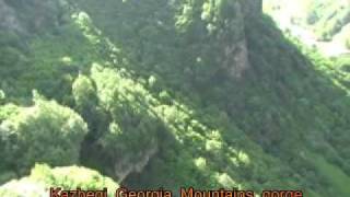 preview picture of video 'Kazbegi, Georgia. Mountains, gorge'