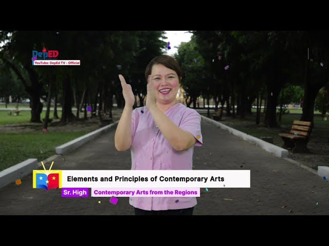Exploring Contemporary Philippine Arts Elements Principles And