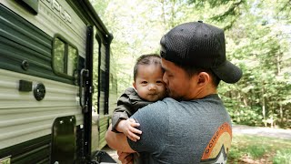 Baby's First RV Camping Trip Pt. 1 | Memorial Day Weekend