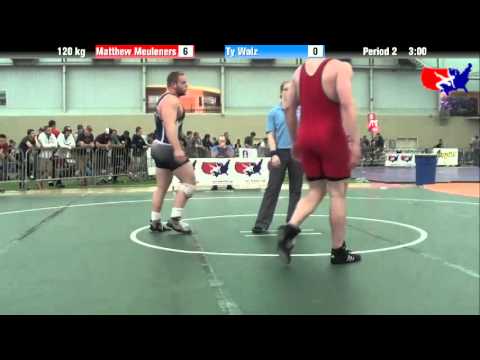 Matthew Meuleners vs. Ty Walz at 2013 ASICS University Nationals - FS