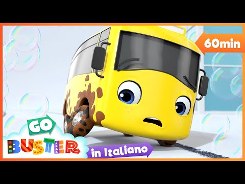 Buster e l'Autolavaggio | 🚌 Buster Bus Italiano - Cartoni animati per bambini
