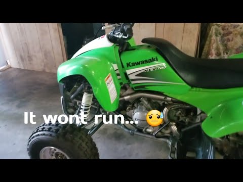 Kfx700 carb cleaning. #kawasaki #kfx700 #kfx