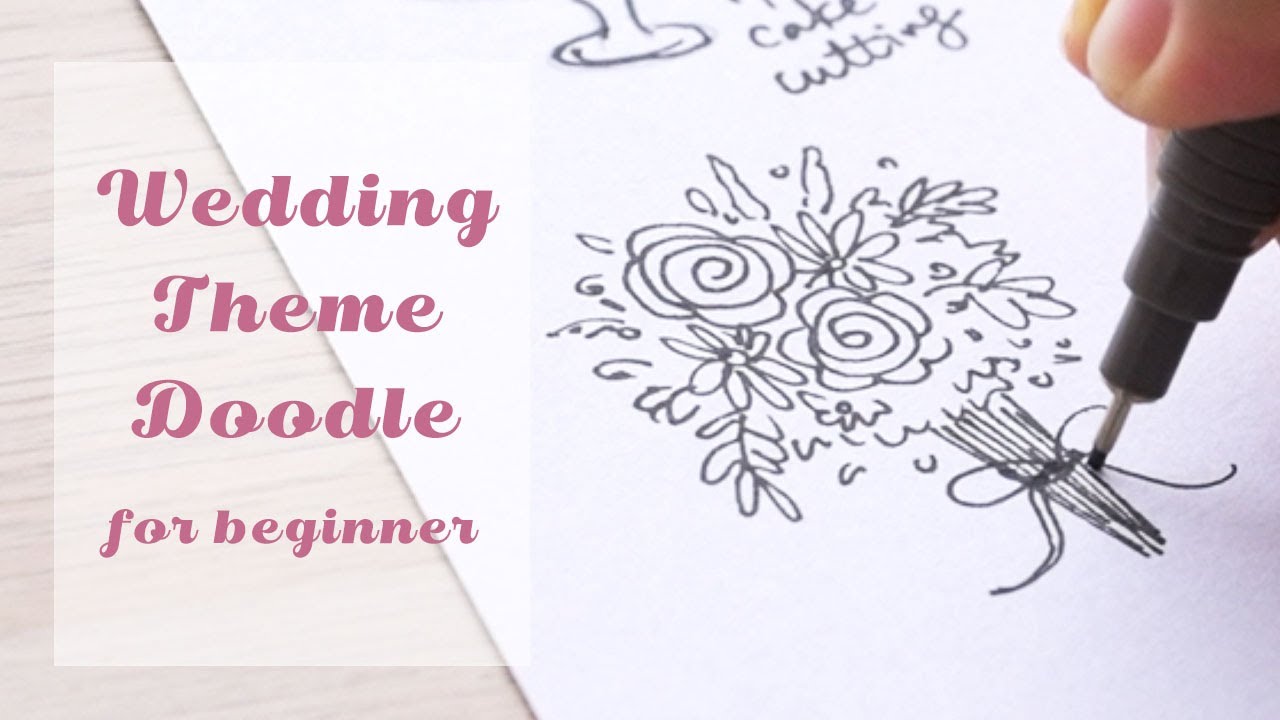 Wedding theme doodle tutorial | Easy Doodle Art