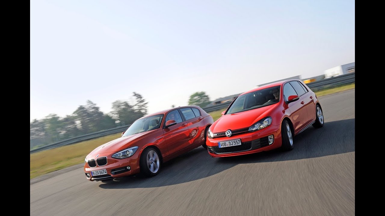 BMW F20 125i vs Volkswagen Golf GTI Comparison Test - autoevolution