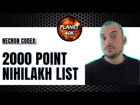 2000 Point Nihilakh Dynasty - Necron List Build - Tactics  - 9th Edition Codex - Warhammer 40k