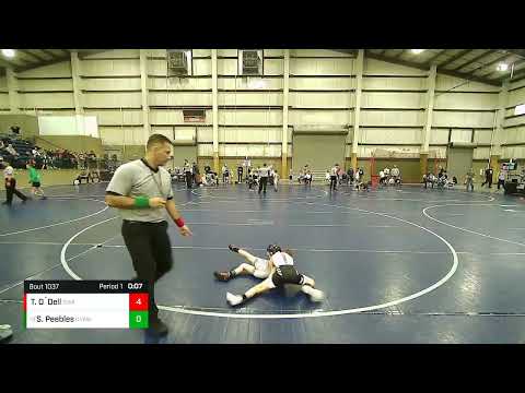 59 Lbs Champ. Round 1 - Stetzen Peebles, Upper Valley Aces Wresstling Vs Treycen O`Dell, Sanderson