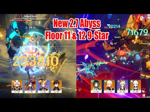 New Abyss 2.7 Floor 11 & Floor 12 Xiao C6 Ft Itto C6 Speed Run Gameplay - Maguu is Back