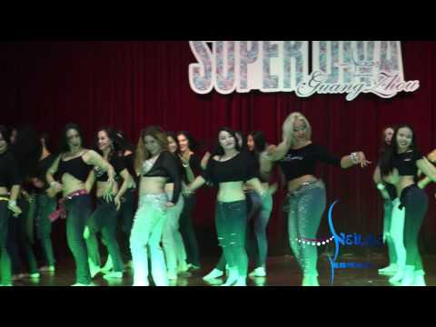 DIVA DARINA with Chinese students | Shaabi show in China, Guangzhou 12.12.2016