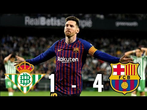 Real Betis vs Fc Barcelona | 1 - 4 | Full Highlight