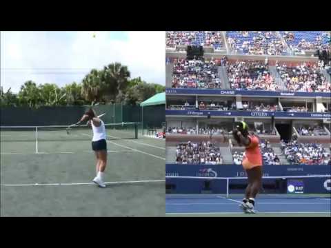 Nikki Yanez vs Serena Williams - Serve Analysis