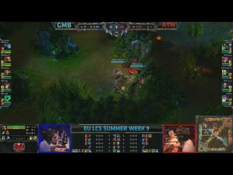 ♠ SEASON 3 ♠ || Gambit Gaming GMB vs Alternate ATN  Super week EU LCS Summer 2013 W9D1