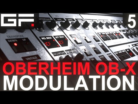 GForce OB-X Tutorial Course | 5 LFO Modulation Panel