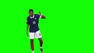 Kylian Mbappé green screen