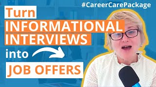 Informational Interview Tips & Informational Interview Questions. Turn these interviews into a job