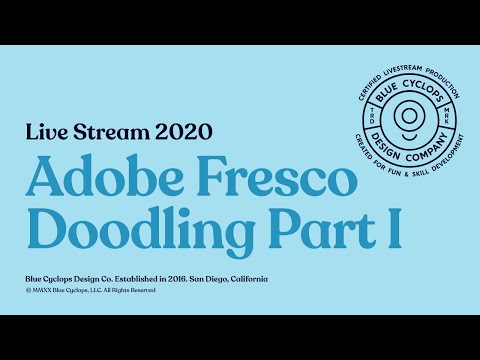 Live Stream — Doodling in Adobe Fresco