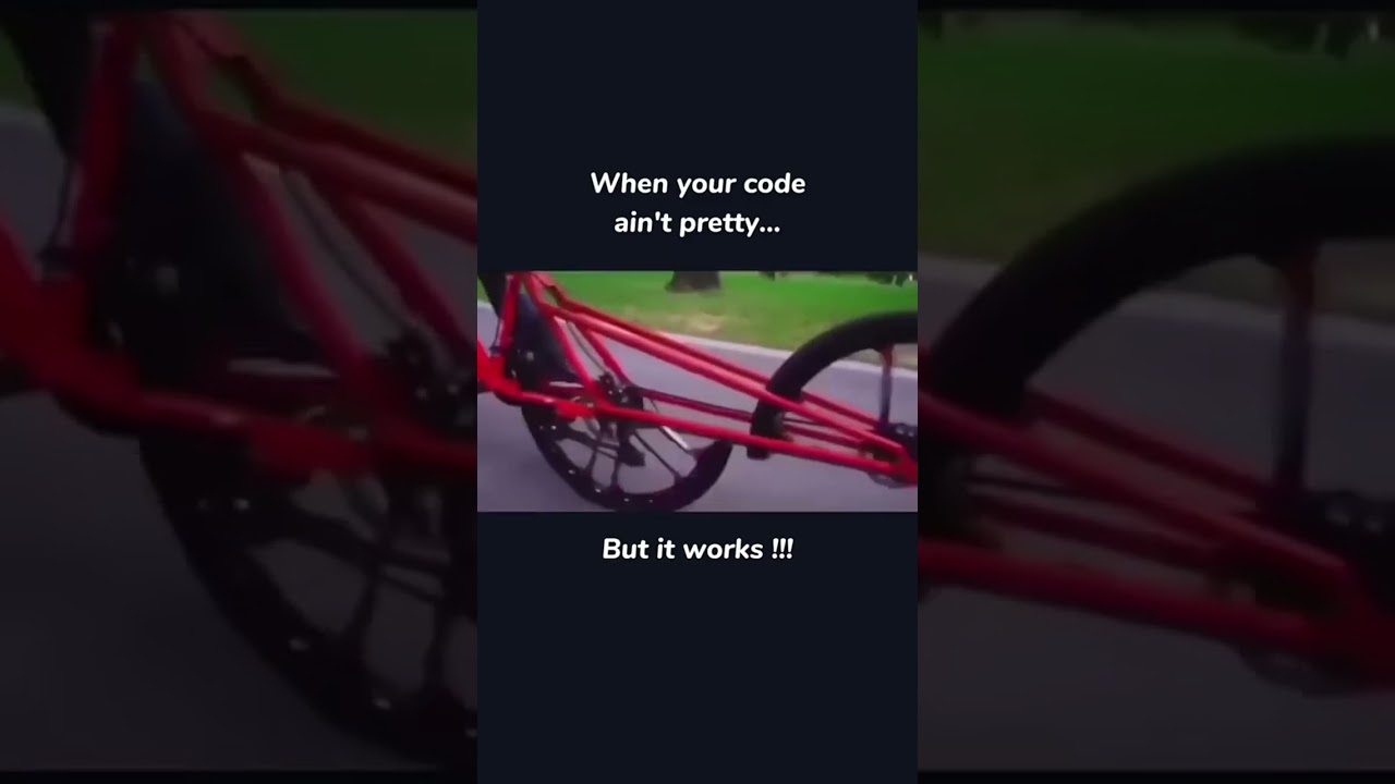 but... it works!!! #coding #programming #codingmeme #programmingmeme