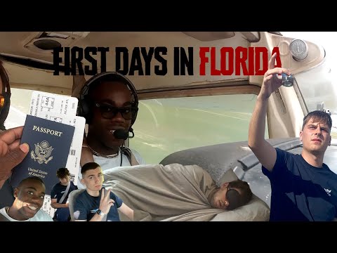 🇺🇸 First Days in Florida – Flying, Friends & New Beginnings ✈️🌴