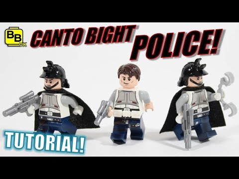 LEGO STAR WARS CANTO BIGHT POLICE MINIFIGURE CREATIONS! Video