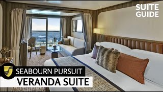 Seabourn Pursuit | Veranda Suite Full Walkthrough Tour | 4K