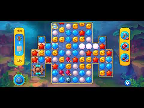 Fishdom level 8801 no boosters フィッシュダム