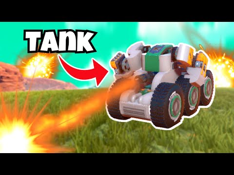 Causing CHAOS Using my INSANE TANK in Trailmakers Servers!!
