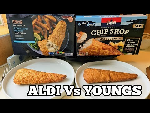 CHEAP V EXPENSIVE Large Battered Cod Fillets Comparison