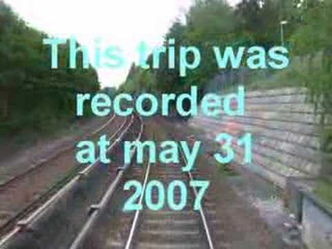 A tribute to Oslo`s old Metro cars. A ride from inside.