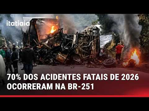 ACIDENTE QUE DEIXOU VÁRIOS MORTOS NA BR-251 DEIXA ALERTA SOBRE PERIGOS NAS RODOVIAS BRASILEIRAS