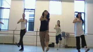 Hanna Herbertson teaching r&#39;n&#39;b at Steps NYC. Young Steff - &quot;Blow Your Head Up&quot;