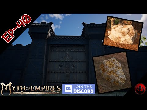 Myth of Empires Ep 40 - Base Defenses! Starting A Wall!