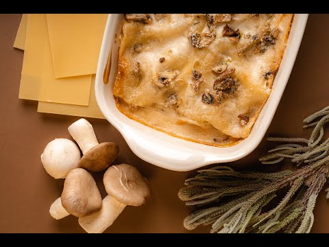 Рецепт: Лазанья з грибами
