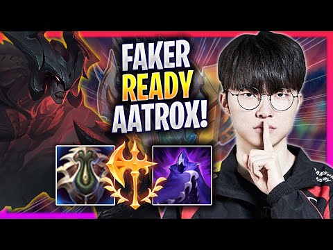 FAKER IS READY TO PLAY AATROX! - T1 Faker Plays Aatrox TOP vs Mordekaiser! | Season 2024