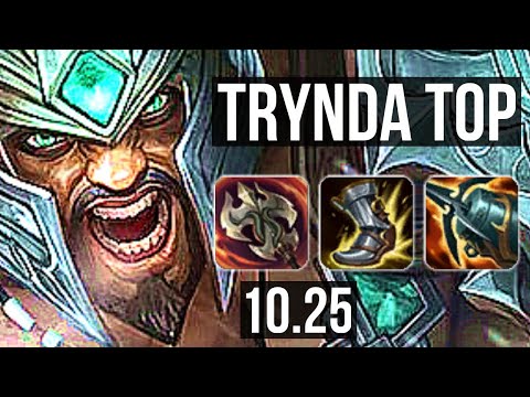 TRYNDAMERE vs GRAGAS (TOP) | 6 solo kills, 300+ games | KR Grandmaster | v10.25