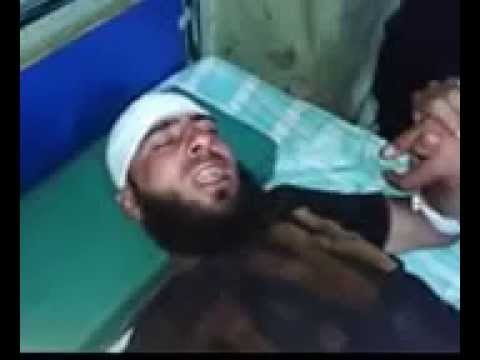 فادي العدنان أحمد عناصر لواء فجر الإسلام قبل مقتله بلحظات