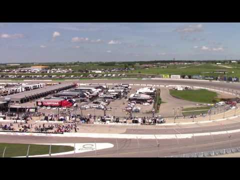 Sebastien Bourdais Qualifying Accident Iowa