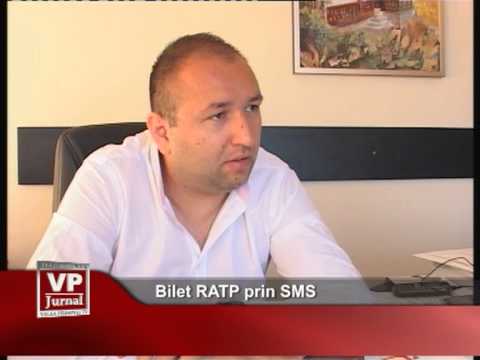 Bilet RATP prin SMS
