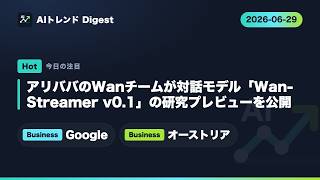 6月29日　毎日AIニュース