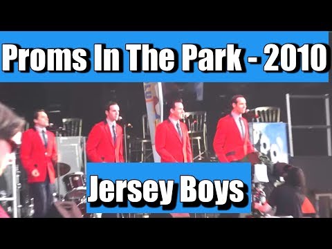 Cast from Jersey Boys playing at Proms in the Park - Hyde Park 2010