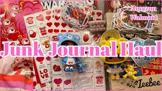 JUNK JOURNAL SUPPLIES HAUL | AMAZON | WALMART | CARE BEARS | STRAWBERRY SHORTCAKE!