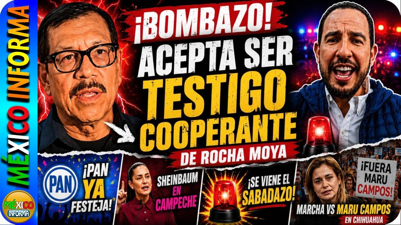 PAN CELEBRA  QUE COLABORADORES DE ROCHA SE HAYAN ENTREGADO. MARU CAMPOS QUIERE DESVIAR LA ATENCIÓN.