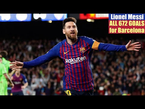 Lionel Messi ◉ All 672 Goals for Barcelona.