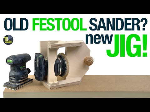 I Make an #EdgeSanding #Jig for my older #Festool sanders [video 418]