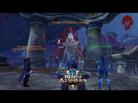 Nazjatar Horde Finale Part 8.2 - Tidestone of Golganneth - Dialogue Shandris and Thalyssra