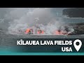 Hiking the Kīlauea lava fields on the Big Island, Hawaii