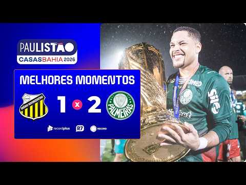 PALMEIRAS CAMPEÃO! Verdão vence o Novorizontino por 3 x 1 no agregado e conquista o Paulistão 2026