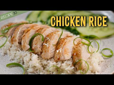 The SECRET to Chicken Rice, Singapore’s Most LOVED Chicken Dish