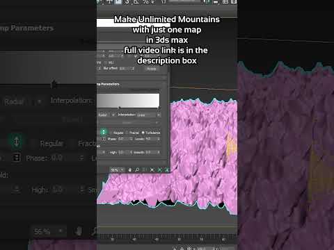 Make Unlimited Mountains with just one map in 3ds max 2024 | modeling tips and tricks @zna_studio